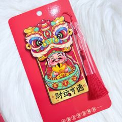 Magnet Trang Trí Tủ Lạnh Ông Thần Tài & Lân Tết (4 Mẫu)