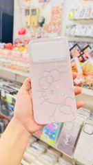 Case Ốp điện thoại iPhone Hello Kitty Hồng Nhạt Viền Camera Bling Bling iPhone 17/Pro/Promax