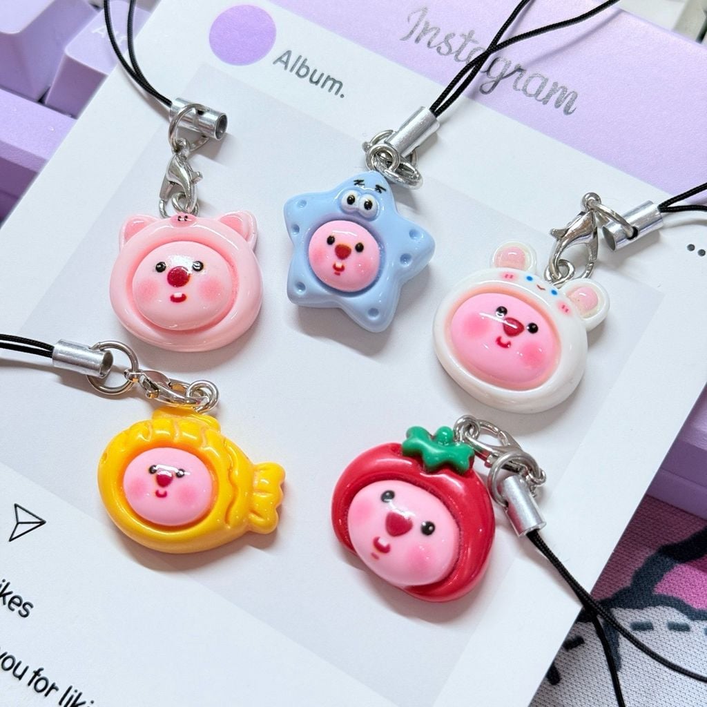 Móc treo điện thoại mini cute dễ thương nhiều mẫu