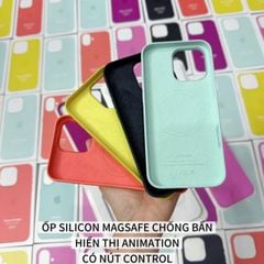 Case Ốp điện thoại iPhone Silicone Magsafe Chính hãng Apple iPhone 13/14/15/16/Pro/Promax