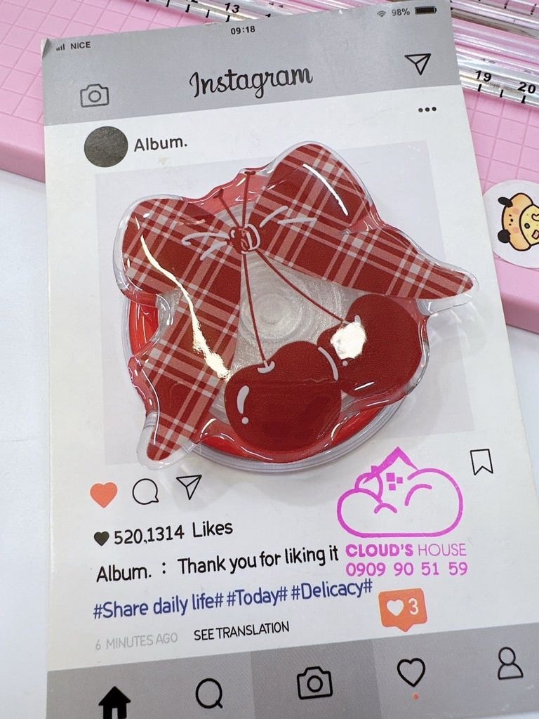 POPSOCKET Magsafe Nam Châm Hít Mẫu Đồ Ăn