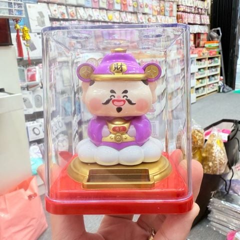 ÔNG THẦN TÀI Cầm Vàng Ngồi trên Mây đế đỏ Mini ( 3 MÀU) - TẾT 2026- NĂNG LƯỢNG