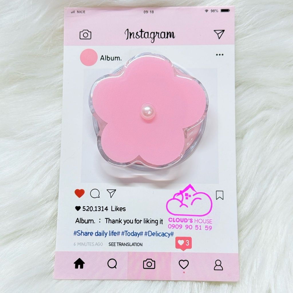 POPSOCKET Magsafe Nam Châm Hít Mẫu BÔNG HOA