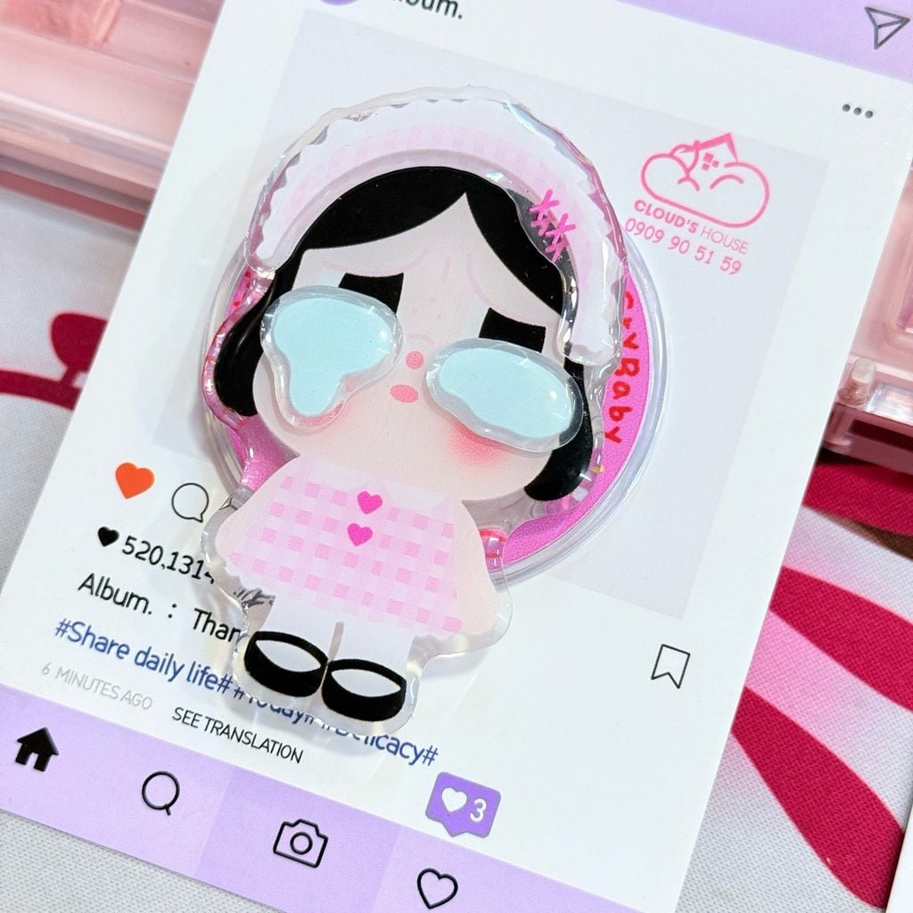 POPSOCKET Magsafe Nam Châm Hít CRY BABY Kute