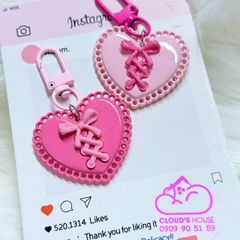 Móc treo điện thoại mini cute dễ thương - MẪU TRÁI TIM