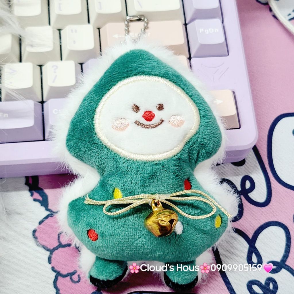 Móc Khóa Gấu Bông Giáng Sinh