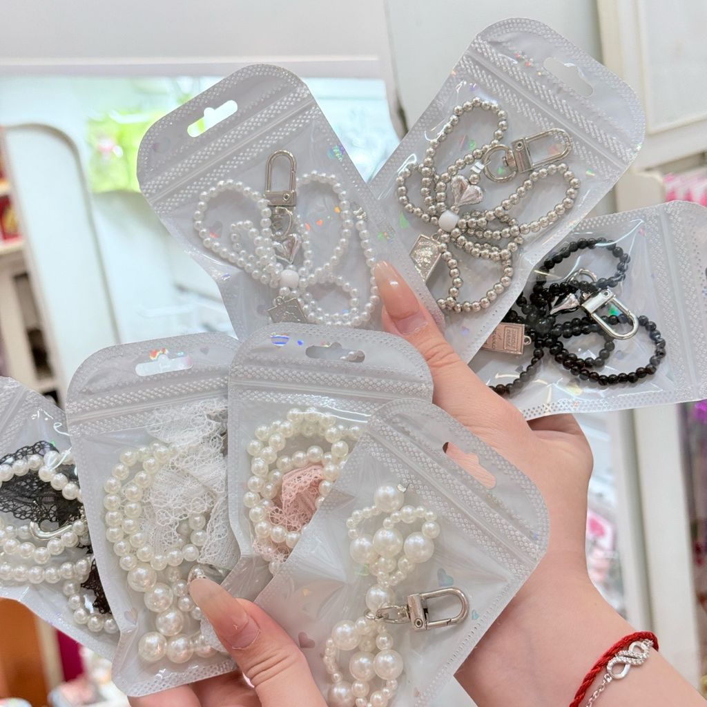 Móc treo/ Móc Khóa Nơ Ngọc Trai