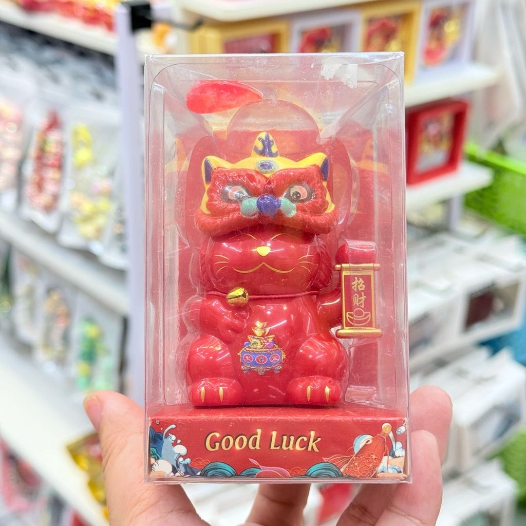Mèo Thần Tài Cosplay Lân sử dụng Năng lượng mặt trời