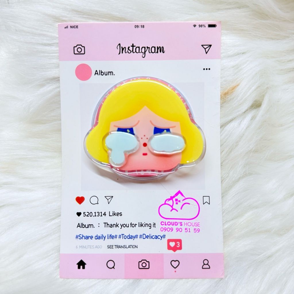 POPSOCKET Magsafe Nam Châm Hít CRY BABY Kute