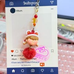 Móc Treo/ Móc Khóa Cặp Cô Gái Coslay Lông Tết 2026