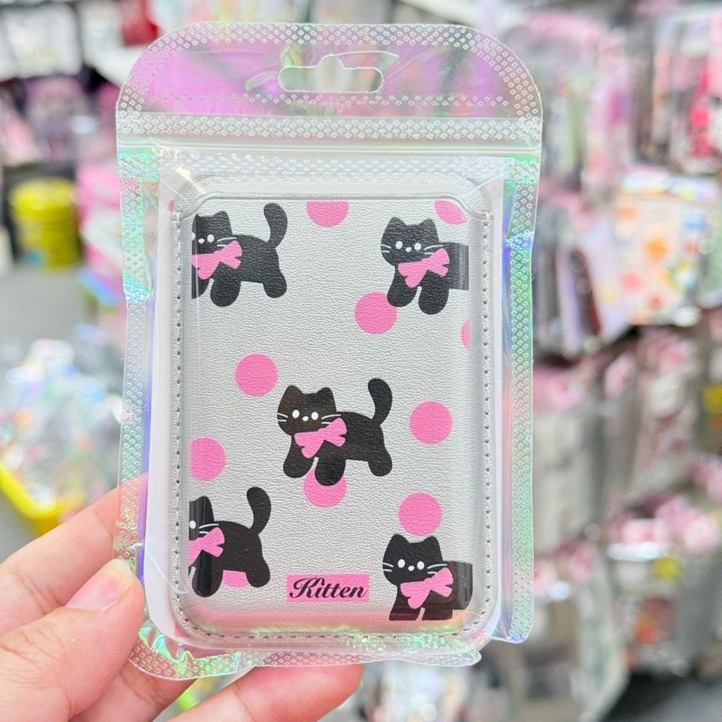 Leather Wallet Magsafe - Họa Tiết Dễ Thương