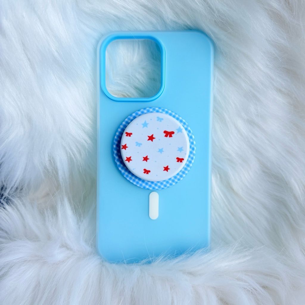 Case Ốp điện thoại iPhone Magsafe Trơn 2 Lớp Basic màu Xanh Dương Pastel iPhone 13/14/15/16/Pro/Promax