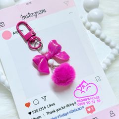 Móc treo điện thoại mini các mẫu NƠ cute dễ thương - nhiều mẫu