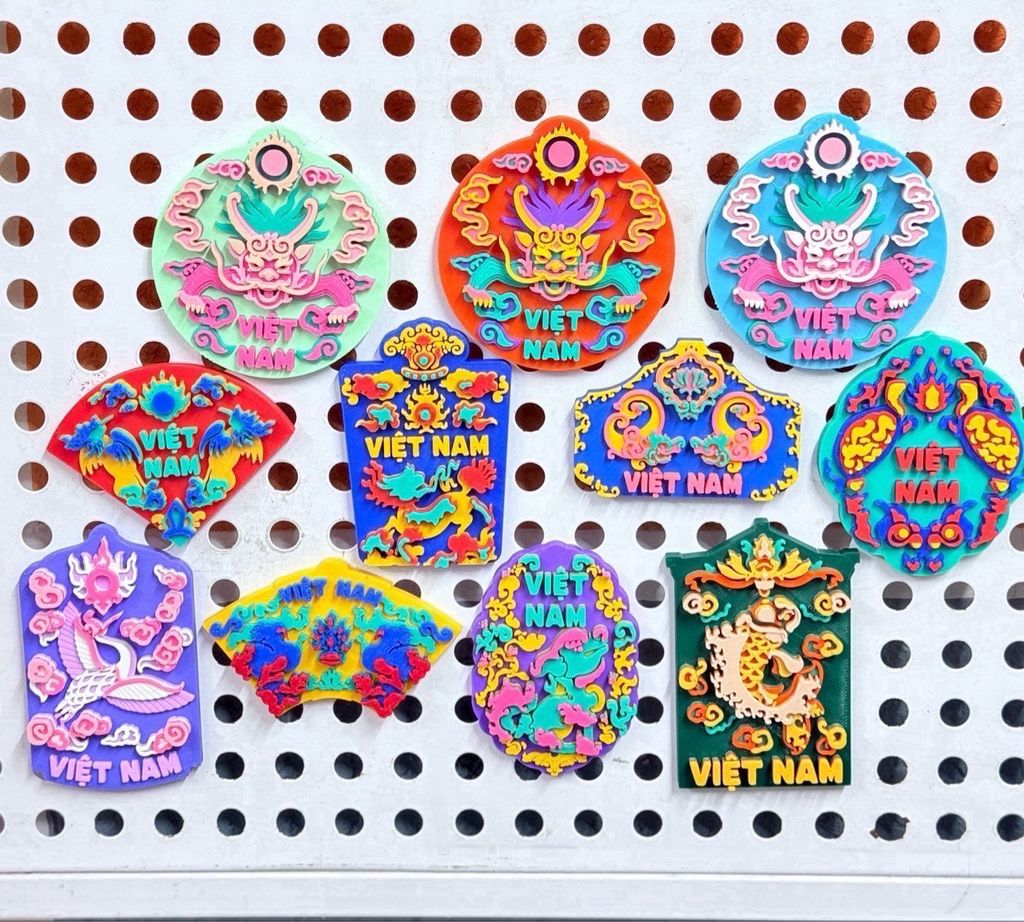 CNHN- Nam Châm Hít/ Dán Tủ Lạnh Quà Lưu Niệm Việt Nam Fridge Magnet - Refrigerator Magnet