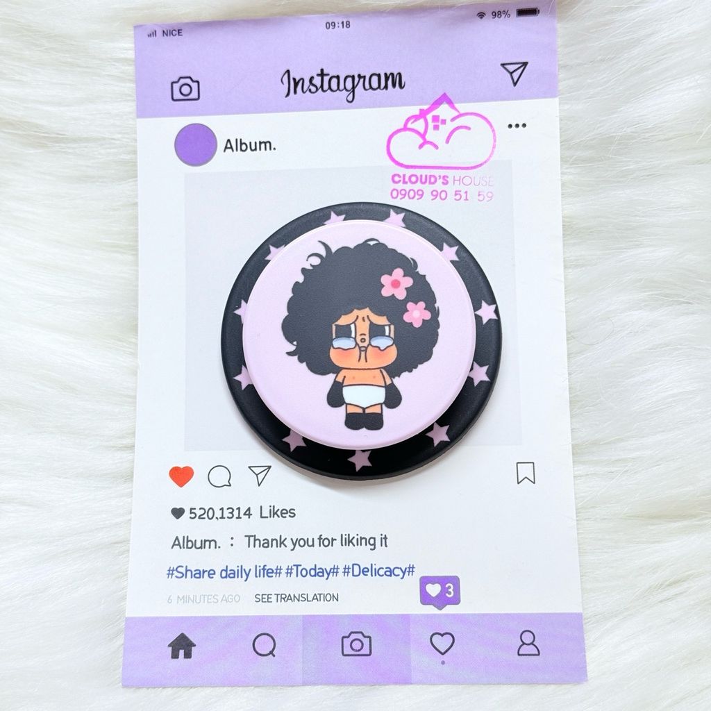 POPSOCKET Magsafe Nam Châm Hít CRY BABY Kute