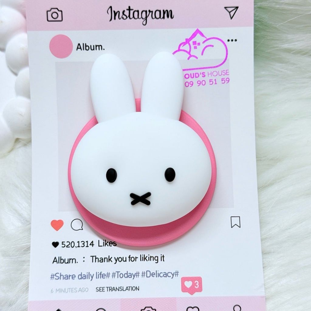 POPSOCKET Magsafe Nam Châm Hít Mẫu Miffy Rabbit - Thỏ