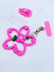 DÂY CHARM HOA Silicone R.E.P CaseTify CHỐNG BẨN kèm charm nhiều màu sắc