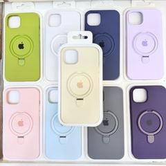 Case Ốp điện thoại Silicone Chống Dựng Nhiều Màu Magsafe iPhone 15Plus/16/16Plus