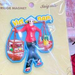 Nam châm Nhựa Dẻo Trang Trí Tủ Lạnh Fridge Magnet - Hình Ảnh Con Người Việt Nam - Món Ăn Việt Nam - Quà lưu niệm Việt Nam