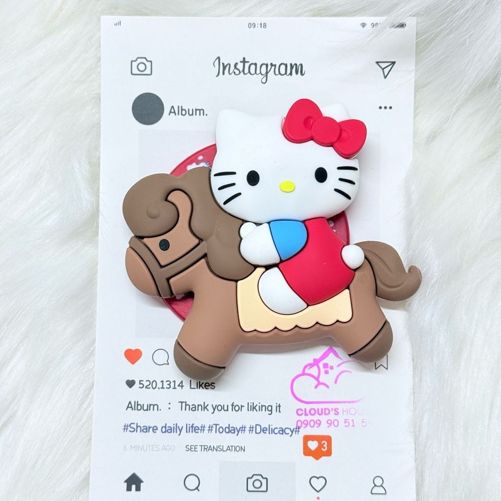 POPSOCKET Magsafe Nam Châm Hít Hello Kitty Kute