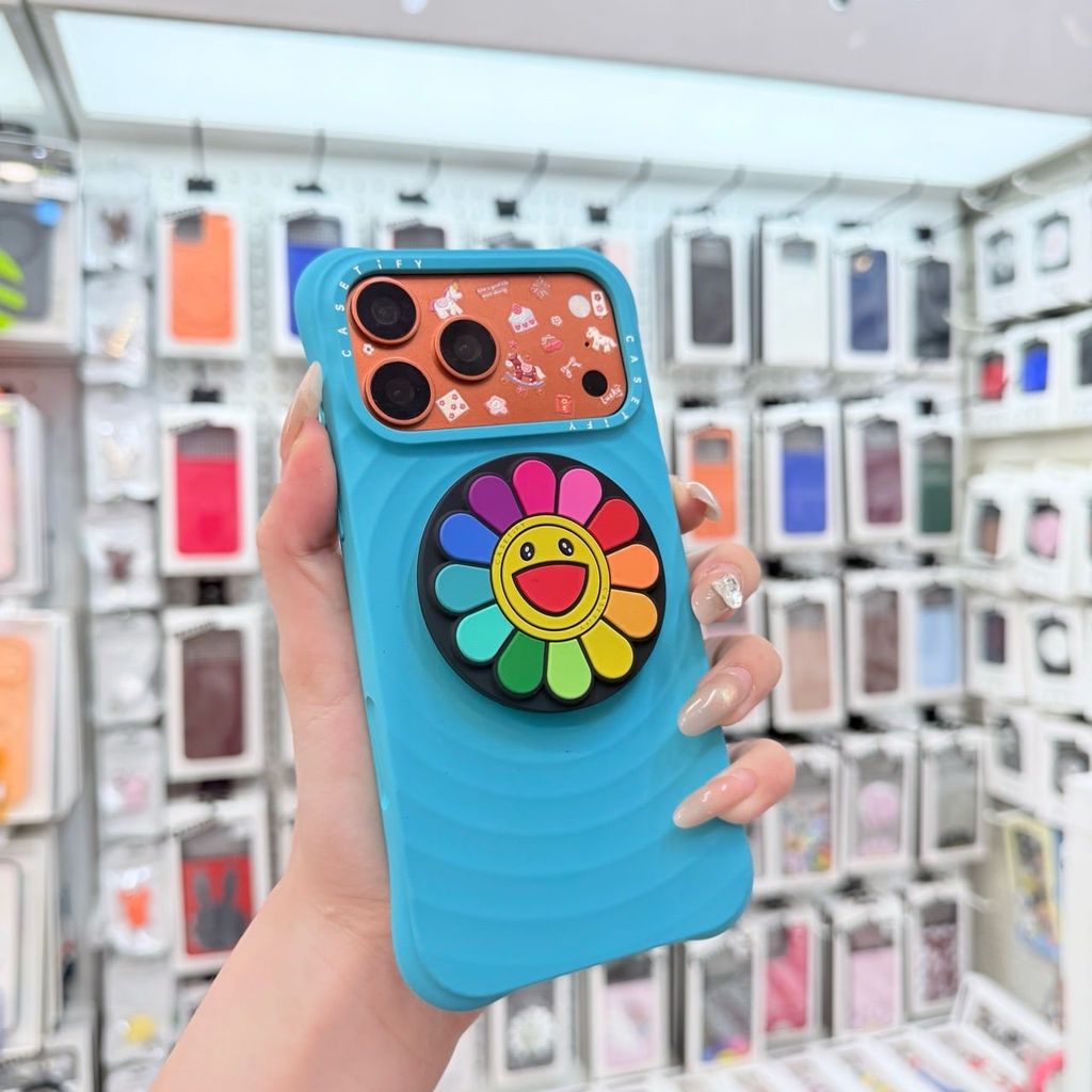 Case Ốp Điện thoại iPhone Casetify Ripple Case - Xanh Mint Blue Magsafe Basic iPhone 17/16/15Pro/Promax