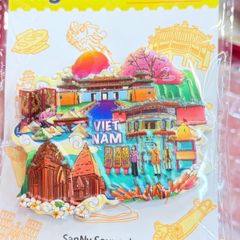 Nam châm Magnet Trang Trí Tủ Lạnh Fridge Magnet - Địa Danh Việt Nam - Món Ăn Việt Nam - Quà lưu niệm Việt Nam
