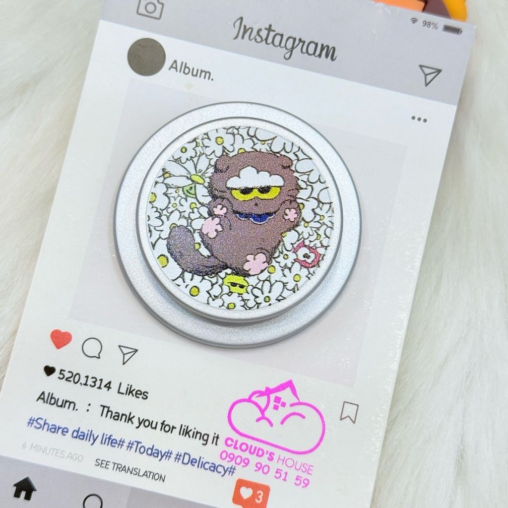 POPSOCKET Magsafe Nam Châm Hít CHÓ - MÈO Kute
