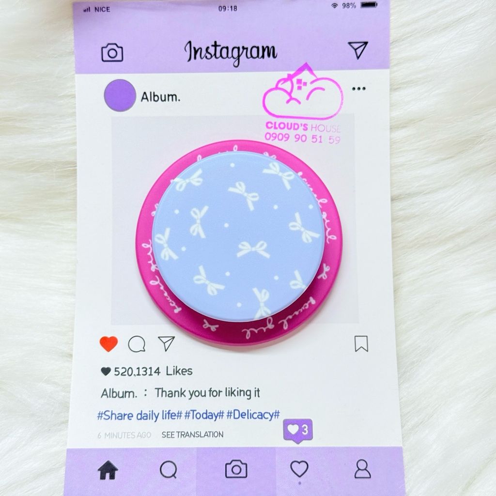 POPSOCKET Magsafe Nam Châm Hít MẪU NƠ Siêu Kute