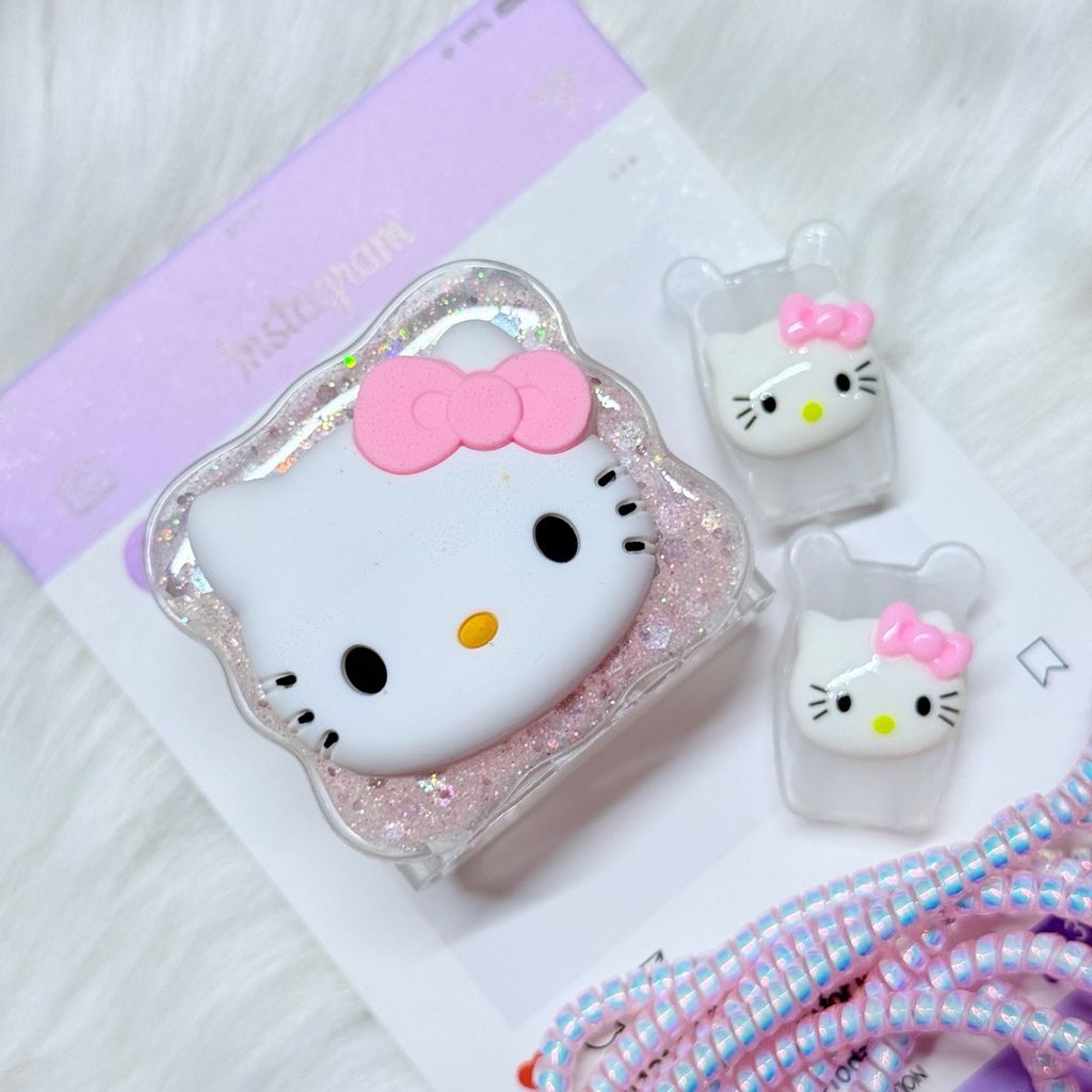 COMBO BẢO VỆ CÓC CÁP SẠC HELLO KITTY
