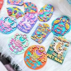 CNHN- Nam Châm Hít/ Dán Tủ Lạnh Quà Lưu Niệm Việt Nam Fridge Magnet - Refrigerator Magnet