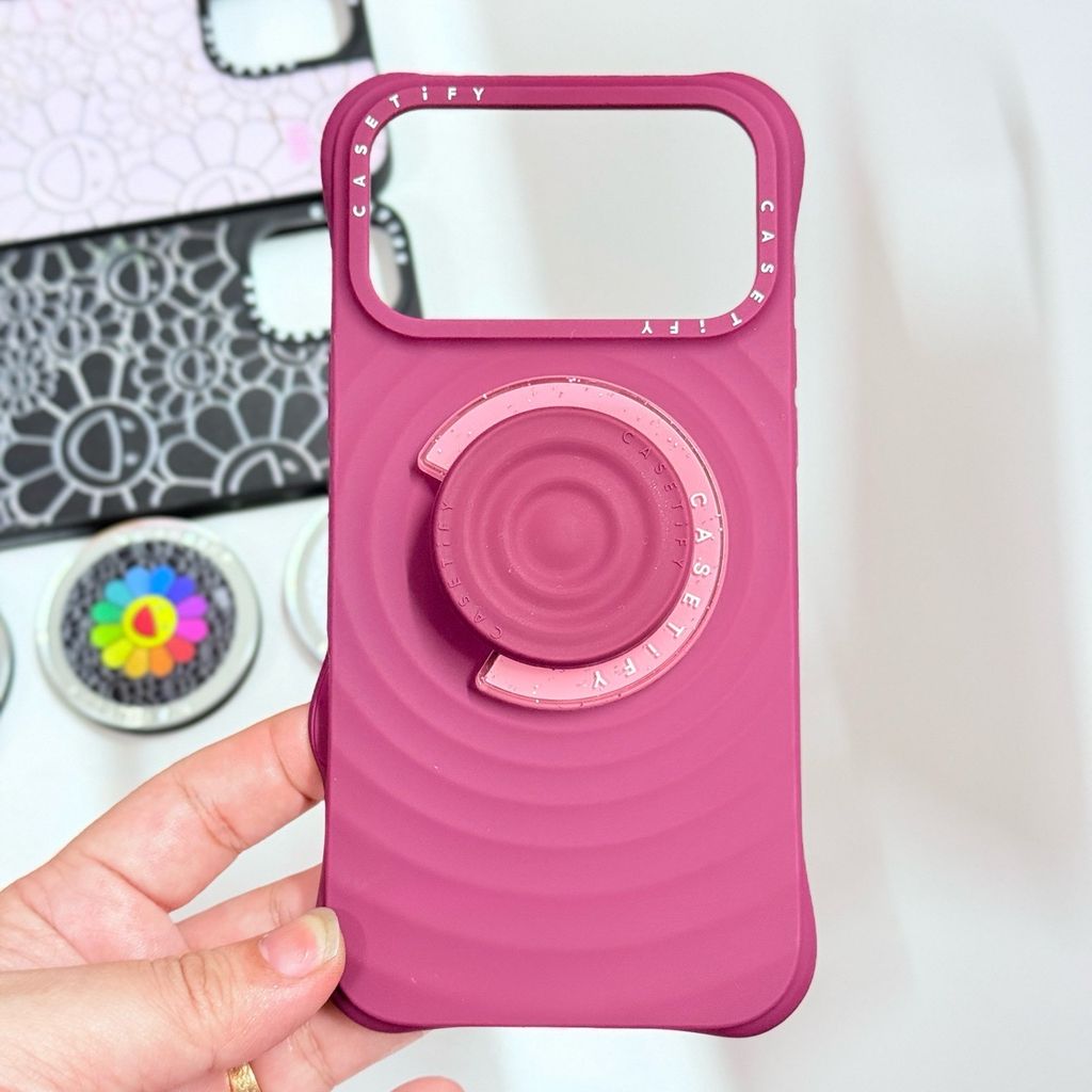 Case Ốp Điện thoại iPhone Casetify Ripple Case Mulberry Color Magsafe Basic iPhone 17/16/15Pro/Promax