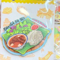 Nam châm Gỗ 3D Trang Trí Tủ Lạnh Fridge Magnet - Hình Ảnh Con Người Việt Nam - Món Ăn Việt Nam - Quà lưu niệm Việt Nam