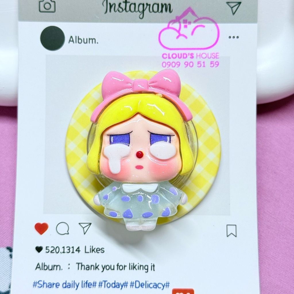 POPSOCKET Magsafe Nam Châm Hít CRY BABY Kute