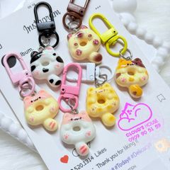 Móc treo điện thoại mini các mẫu MÈO cute dễ thương - nhiều mẫu