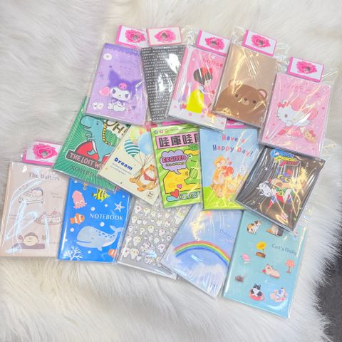 SỔ TAY ĐÀI LOAN MINI ( Hello Kitty, Kuromi,...) sổ