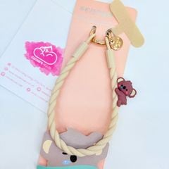 DÂY Xoắn Thú Cartoon Silicone Chất CHỐNG BẨN kèm charm nhiều màu sắc