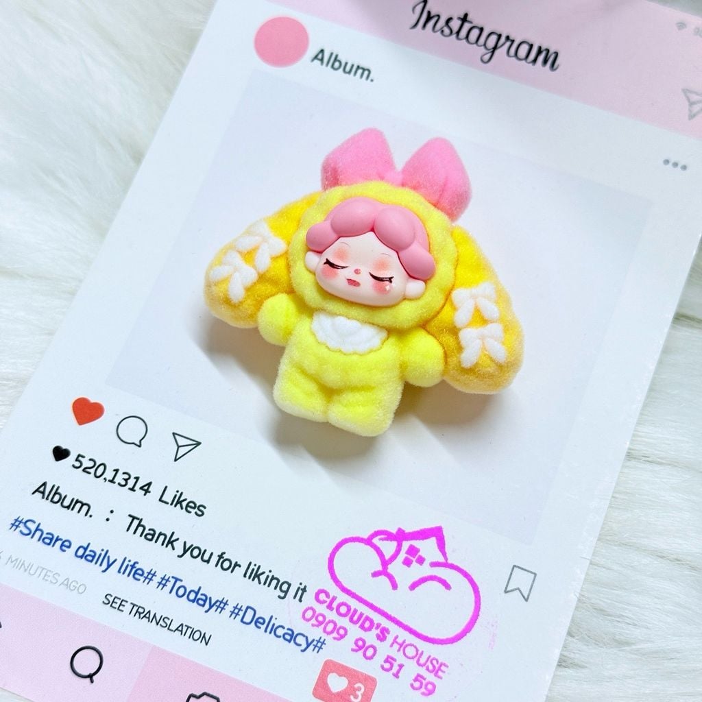 Móc Khoá Dây Charm Thỏ Công Chúa Dễ Thương