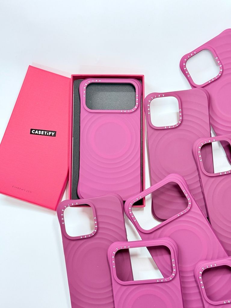 Case Ốp Điện thoại iPhone Casetify Ripple Case Mulberry Color Magsafe Basic iPhone 17/16/15Pro/Promax