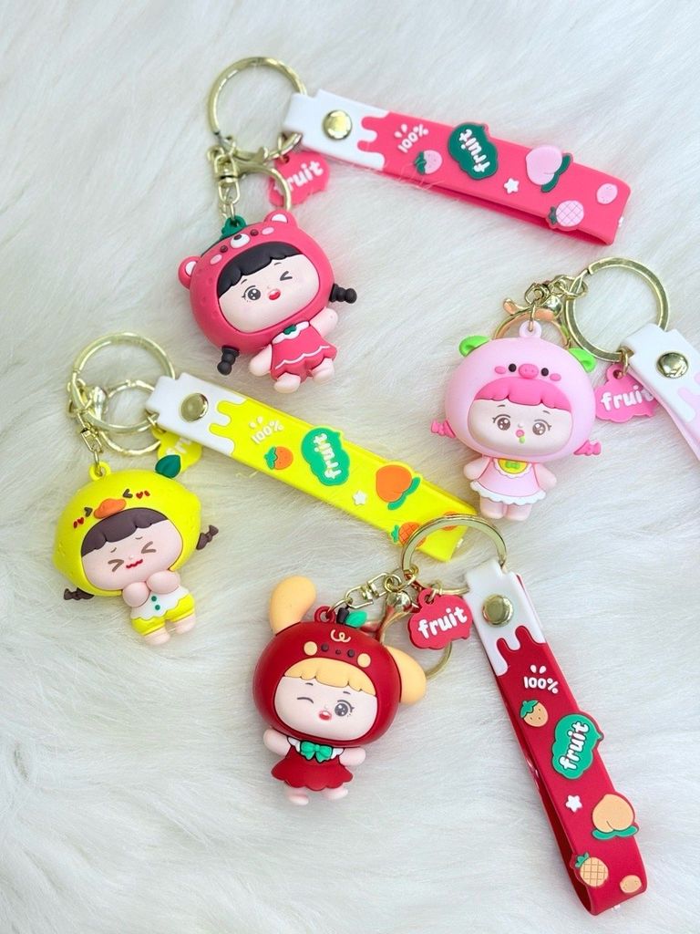 Móc khóa Cô bé Cosplay Fruit