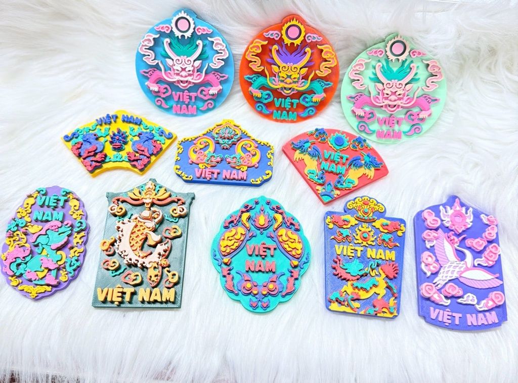 CNHN- Nam Châm Hít/ Dán Tủ Lạnh Quà Lưu Niệm Việt Nam Fridge Magnet - Refrigerator Magnet