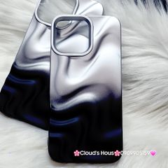 Case Ốp điện thoại iPhone Gợn Sóng Ombre Đen iPhone 13/14/15/16/Pro/Promax