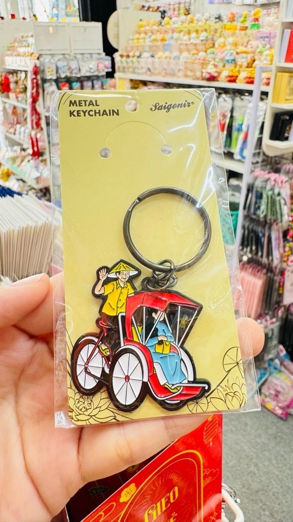 Móc Khoá/ Móc Treo Metal Keychain thuần Việt Trang Trí Quà Lưu Niệm Việt Nam