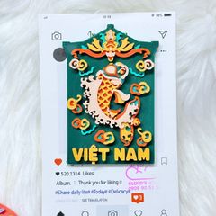 CNHN- Nam Châm Hít/ Dán Tủ Lạnh Quà Lưu Niệm Việt Nam Fridge Magnet - Refrigerator Magnet