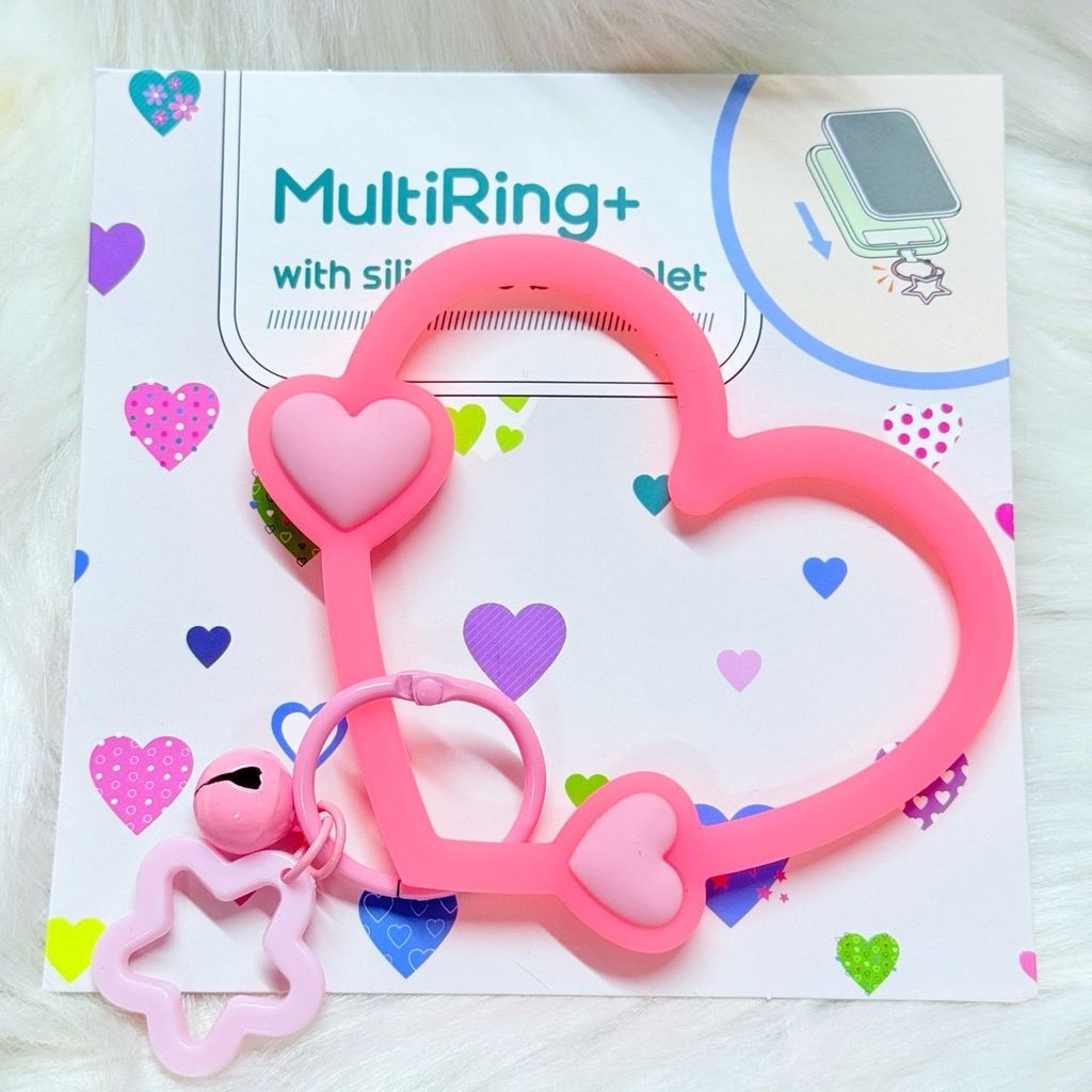 DÂY CHARM TRÁI TIM Silicone R.E.P CaseTify loại 2 CHỐNG BẨN