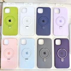 Case Ốp điện thoại Silicone Chống Dựng Nhiều Màu Magsafe iPhone 15Plus/16/16Plus