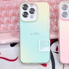 Case Ốp điện thoại Trong Lưng Nhám Ombre Nhiều Màu iPhone MIKALEN iPhone 13/14 PRO