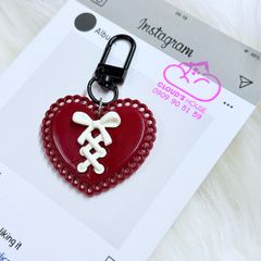 Móc treo điện thoại mini cute dễ thương - MẪU TRÁI TIM