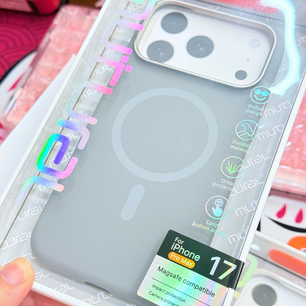Case Ốp điện thoại iPhone MUTURAL Silicone Magsafe Nhiều Màu Chống Shock iPhone 16/17/Pro/Promax