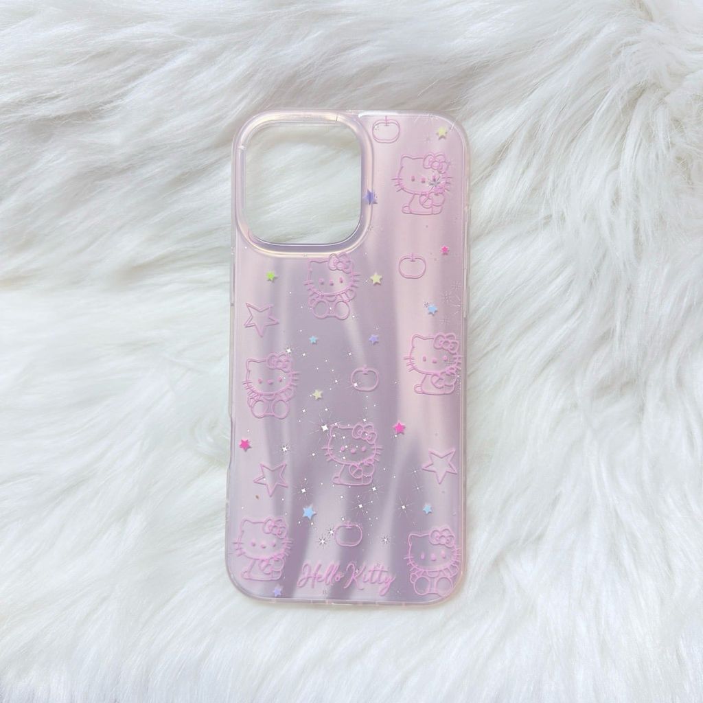 Case Ốp điện thoại iPhone Hello Kitty Hologram Bling Bling iPhone 13/14/15/16/Pro/Promax