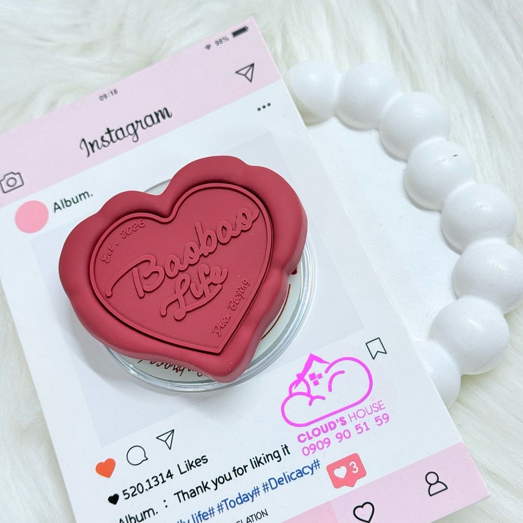 POPSOCKET Magsafe Nam Châm Hít CaseTify R.e.p 1:1 - Trái Tim Baobao Life